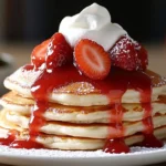 Strawberry pancakes